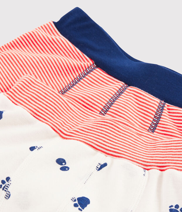 Set mit 2 Boxershorts mit Yetitatzen-Print f&uuml;r kleine Jungen vielfarbig