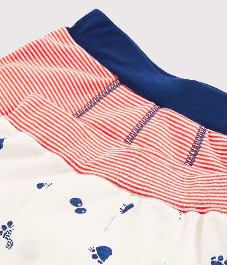 Set mit 2 Boxershorts mit Yetitatzen-Print f&uuml;r kleine Jungen vielfarbig