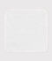 Baby-Waschlappen aus Baumwolle und Frottee mit Streifen weiss MARSHMALLOW/blau SMOKING