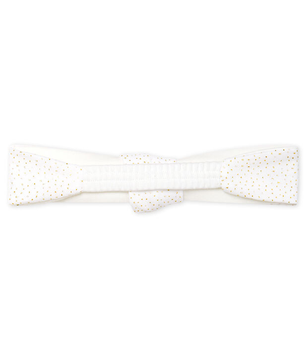 Haarband f&uuml;r M&auml;dchen weiss/rosa
