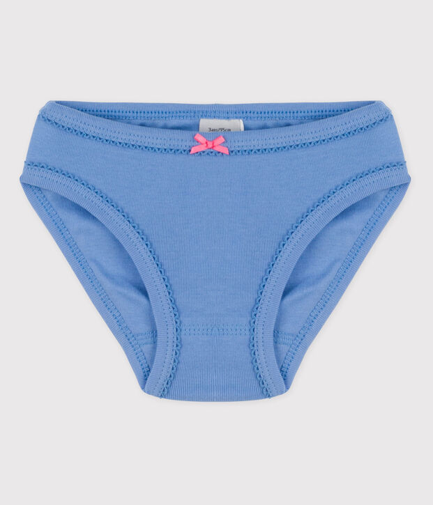 Baumwoll-Slips f&uuml;r M&auml;dchen blau