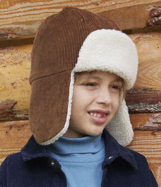 Kinder-Schapka aus Cord für Jungen und Mädchen RODEO
