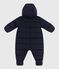 Baby-Schneeanzug aus Polyester blau SMOKING