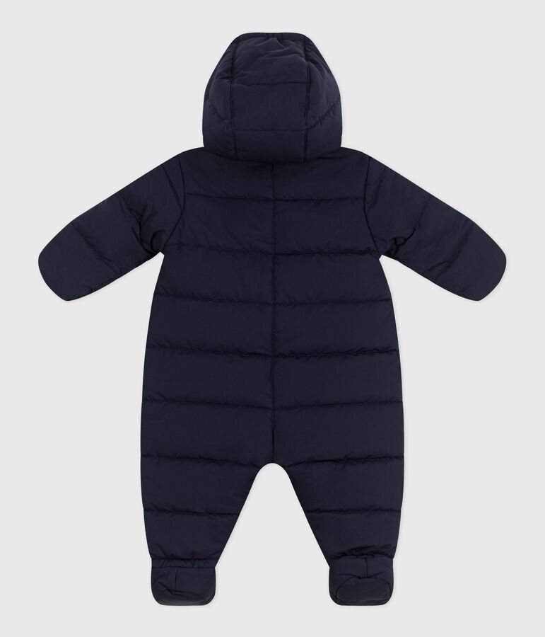 Baby-Schneeanzug aus Polyester blau