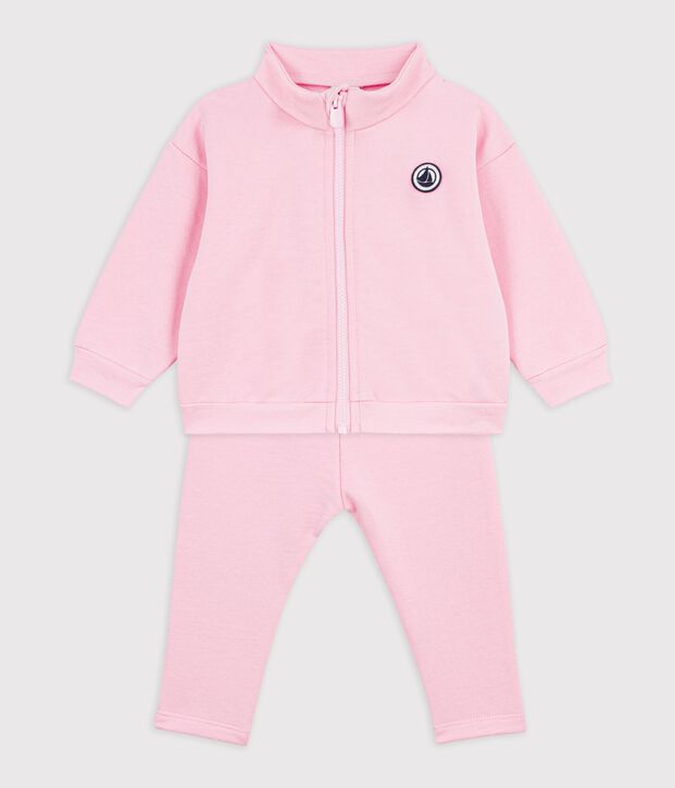 Baby-Set Sweatshirt und Hose aus einfarbiger Baumwolle MARQUISE