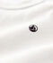 Baby-T-Shirt aus Baumwolle weiss MARSHMALLOW