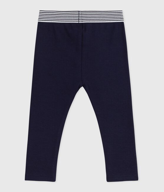 Baby-Jeggings aus einfarbiger Baumwolle blau SMOKING