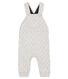 Lange Baby-Latzhose für Jungen aus gestepptem Doppeljersey