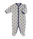 Baby-Jungen-Overall aus bedrucktem Fleece