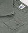 Langärmeliges Baby-T-Shirt aus geflammtem Jersey grün THUYA