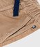 Kinder-Hose mit geradem Schnitt aus einfarbigem Fein-Cord beige ROCHE CLAIR