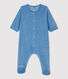 Baby-Strampler aus Bio-Baumwoll-Velours mit kleinem Sternen-Motiv