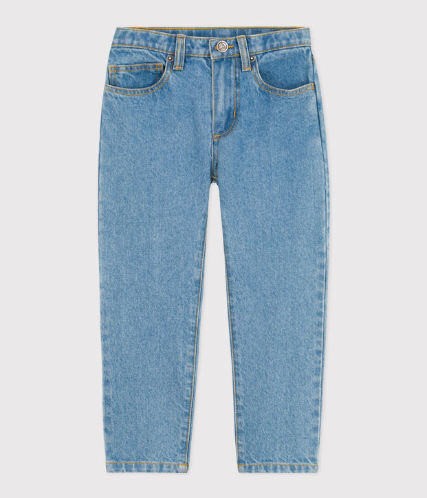 Kinder-Hose mit geradem Schnitt aus Denim f&uuml;r Jungen blau