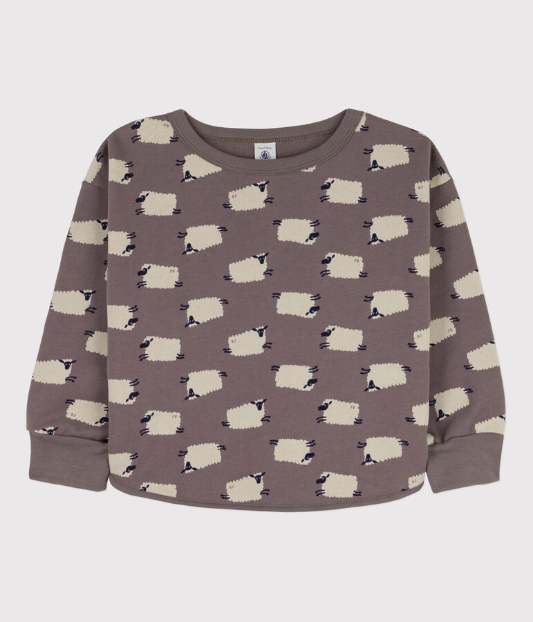 Bedrucktes Kinder-Sweatshirt aus Molton f&uuml;r M&auml;dchen / Jungen BONGRIS/ MULTICO