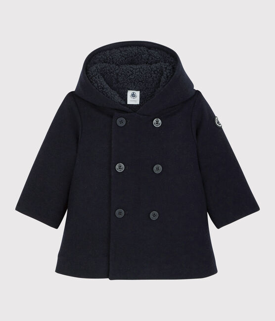 Baby-Wollmantel. blau SMOKING