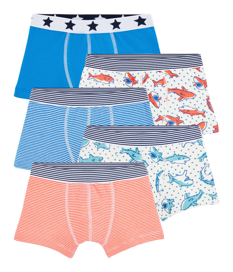 Set mit 5 Boxershorts f&uuml;r kleine Jungen vielfarbig
