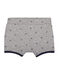 Gemusterte Baby-Shorts für Jungen grau SUBWAY/blau SMOKING
