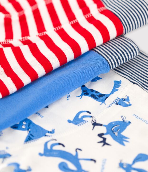 3er-Set Boxershorts aus Baumwolle mit Tiermotiv f&uuml;r Jungen vielfarbig