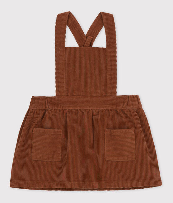 Ärmelloses Babykleid aus Nicki braun CINA