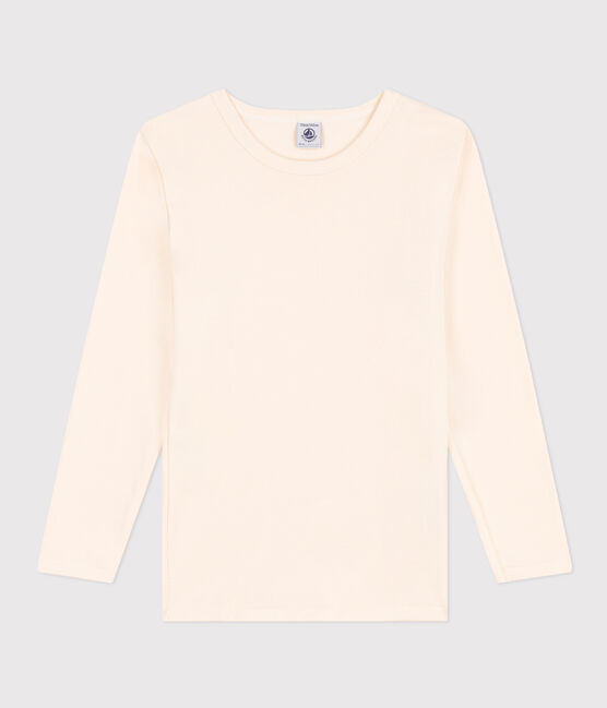 Langärmeliges T-Shirt aus Baumwolle. naturfarben AVALANCHE