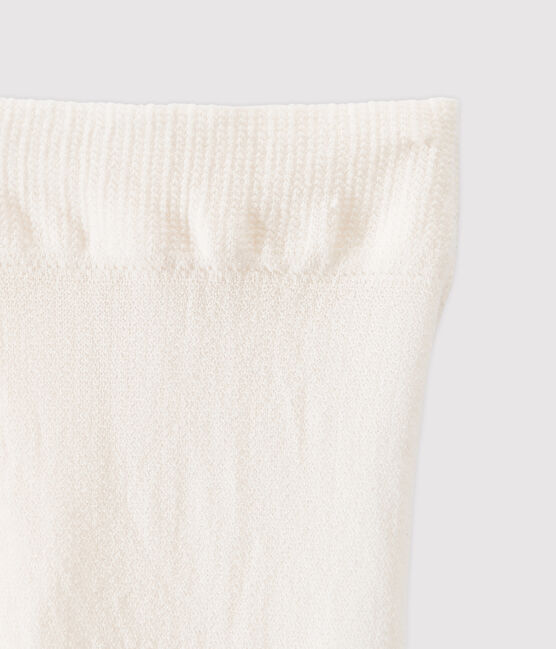 Kinder-Strumpfhose Mädchen weiss COQUILLE