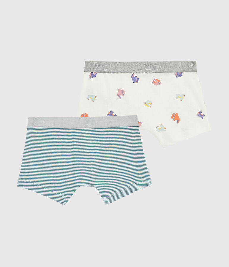 Set mit 2 Boxershorts mit &Auml;ffchen-Print f&uuml;r kleine Jungen variante 1