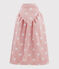 Baby-Badecape aus Frottee mit Herz-Motiv rosa CHARME/weiss MARSHMALLOW