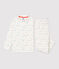 Kinderpyjama aus Bio-Baumwolle mit mehrfarbigem Buchstaben-Print für Jungen weiss MARSHMALLOW/weiss MULTICO