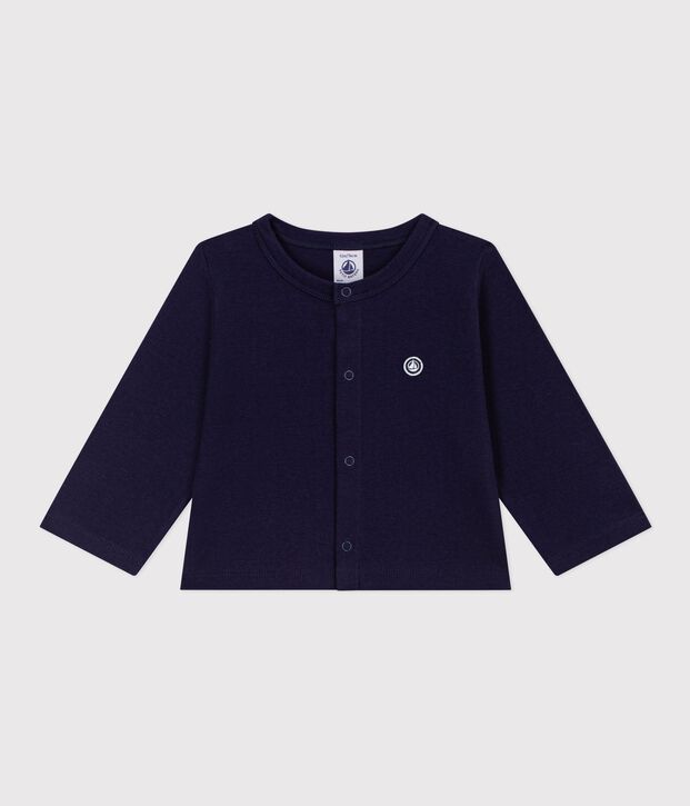 Baby-Cardigan aus einfarbiger Baumwolle SOIR