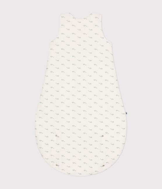 Baby-Schlafsack aus Nicki mit Walmotiv TOG-Wert 3 weiss MARSHMALLOW/ HERBIER
