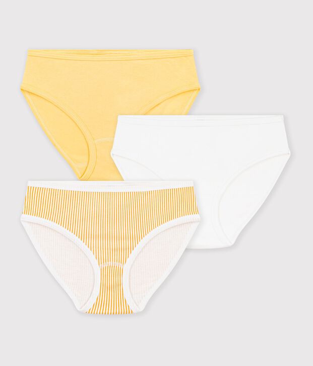 Lot de 3 culottes en coton vielfarbig