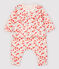 Dreiteiliges Baby-Set aus Bio-Baumwolle in Rosa weiss MARSHMALLOW/weiss MULTICO