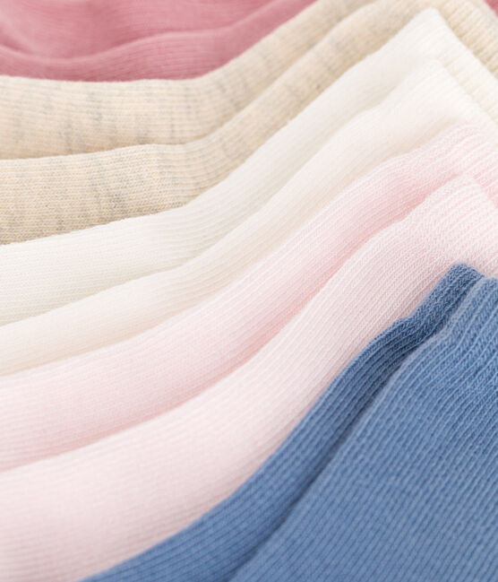 5 Paar einfarbige Babysocken aus Baumwolle variante 2