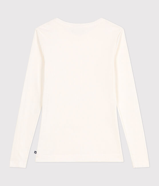 Langärmeliges Damen-T-Shirt L’Iconique aus Baumwolle naturfarben MILK