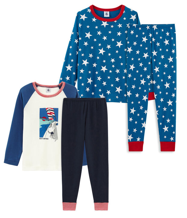 Set aus 2 Pyjamas f&uuml;r kleine Jungen vielfarbig