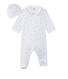 Unisex-Baby-Strampler und Mütze für Neugeborene