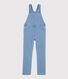 Kinder-Latzhose aus Denim-Molton für Mädchen