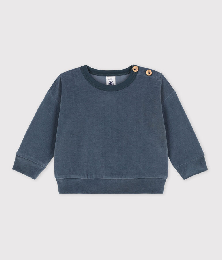 Baby-Sweatshirt aus Nicki grau