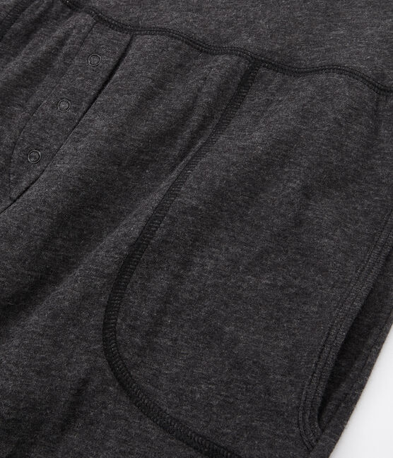 Lange leggings in extrafeiner doppelbaumwolle grau CITY CHINE