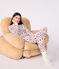 Damen-Pyjama aus Baumwolle mit Weihnachtsmuster MILK/ MULTICO