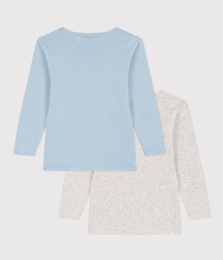 2er-Set lang&auml;rmelige T-Shirts aus Baumwolle f&uuml;r Jungen vielfarbig