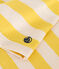 Gestreiftes T-Shirt aus geflammtem Jersey Kinder/Mädchen gelb NECTAR/ AVALANCHE