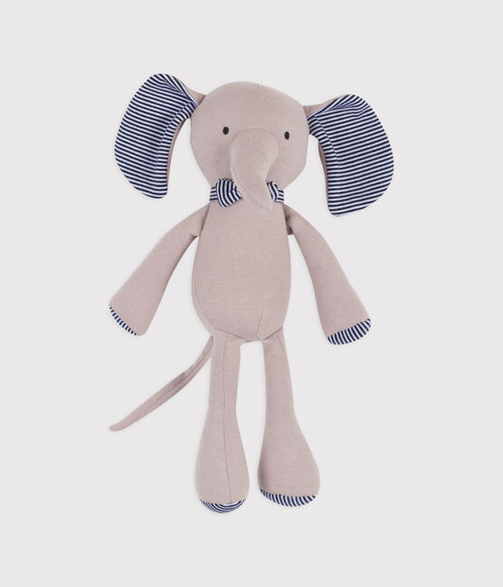 Elefant-Kuscheltier aus Rippstrick grau CONCRETE