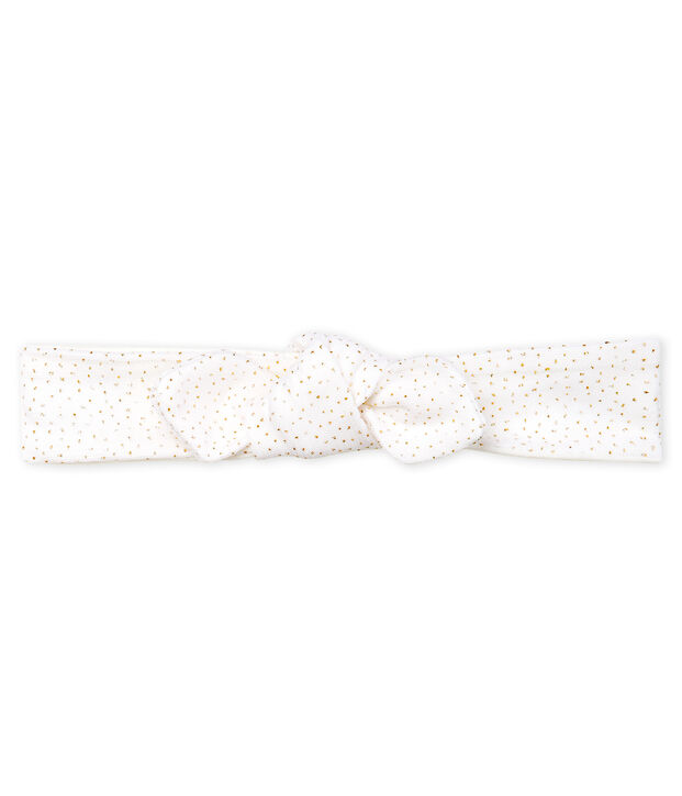 Haarband f&uuml;r M&auml;dchen weiss/rosa