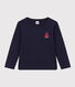 Langärmeliges T-Shirt aus Baumwolle für Kinder Mädchen/Jungen