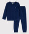 Kinderpyjama aus Frottee blau MEDIEVAL