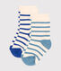 2er-Set gestreifte Babysocken