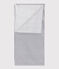 BABY-WICKELTUCH MIT MARINESTREIFEN AUS BAUMWOLLGAZE weiss MARSHMALLOW/blau SMOKING