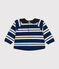 Baby-Sweatshirt aus dickem Jersey blau MEDIEVAL/ MONTELIMAR