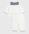 2-teiliger Strampler mit Matrosenkragen weiss MARSHMALLOW